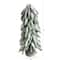 21" Unlit Flocked Artificial Christmas Tree in Decorative Planter
